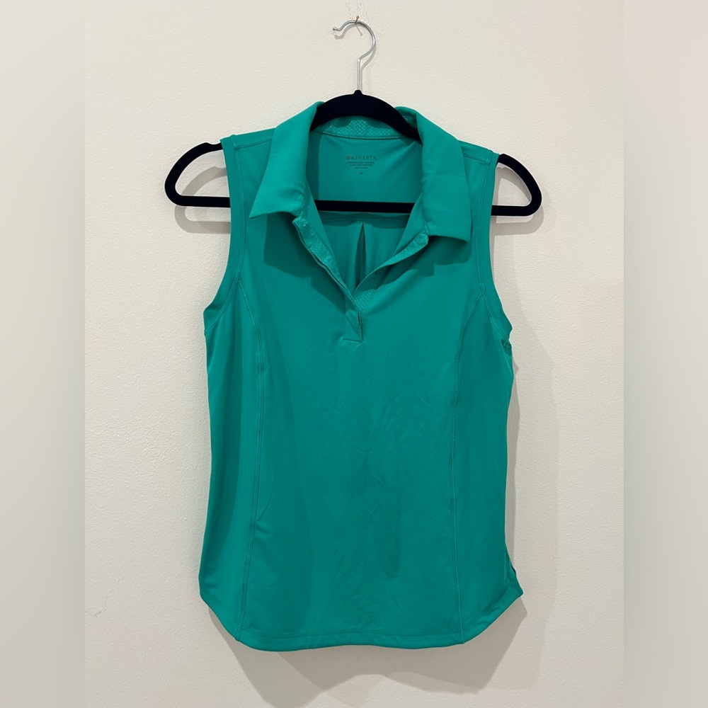 Athleta Polo in Green!